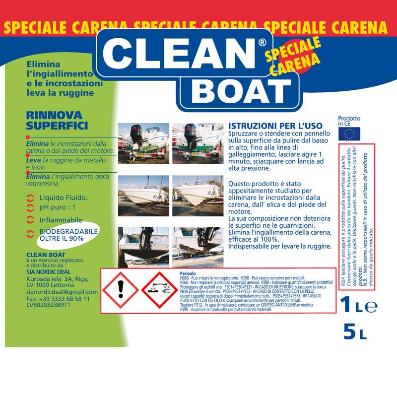 CLEAN BOAT SPECIALE CARENA